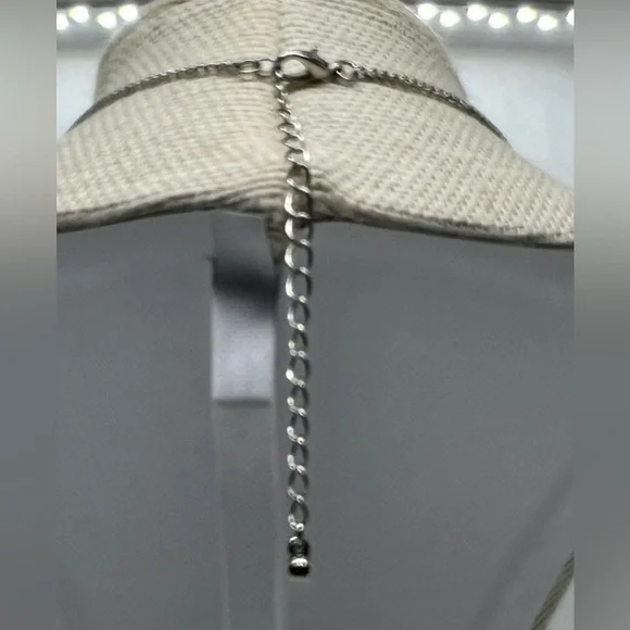 Beaded Chain Maille Boho Tassel Necklace - Picture 4 of 5